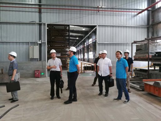 湖北省建管局领导调研车都环保