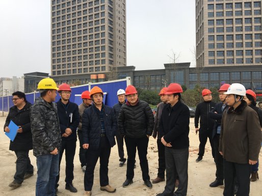 集团领导带队检查安全文明施工相关工作