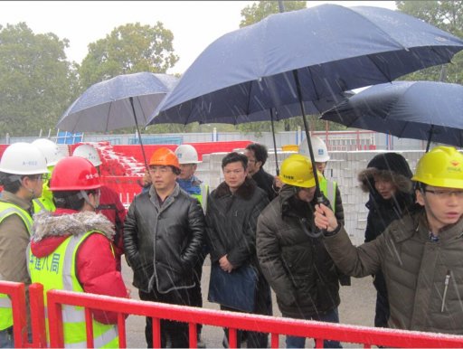 车都集团一批重点项目安全应对雨雪冰冻天气