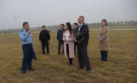 国际军体跳伞项目委员会官员莅临汉南通用机场