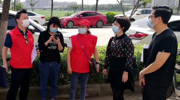督导园区无症状筛查 贡献纪检监察力量