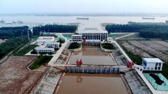 全市最大单体泵站经受防洪排涝双重考验