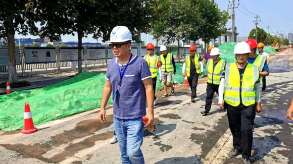 抓好在建项目文明施工 助力文明城市复查迎检