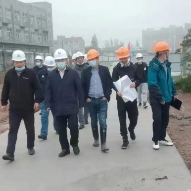 集团领导马卓军带队排查建发公司市政项目安全生产隐患