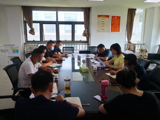 集团到通航建投公司督导调研疫情防控和项目建设工作