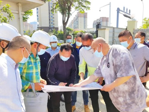 区领导带队到集团在建项目开展安全生产大检查