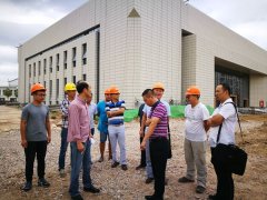 市城建委前往党校建设项目开展建筑工地扬尘污染治理检查